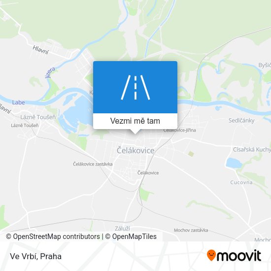 Ve Vrbí mapa