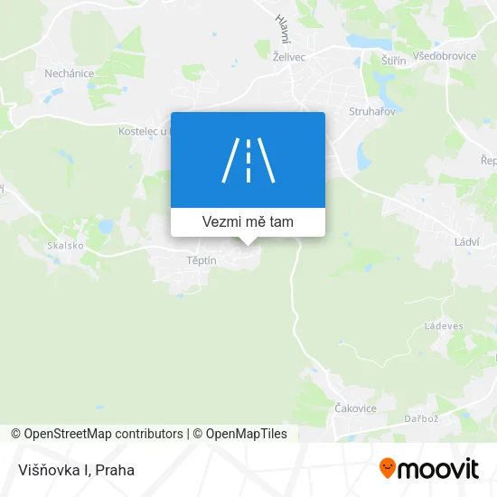 Višňovka I mapa