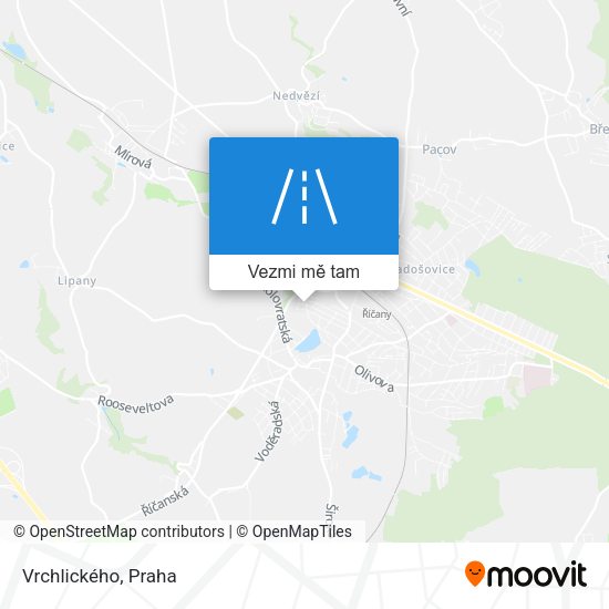 Vrchlického mapa