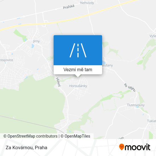 Za Kovárnou mapa
