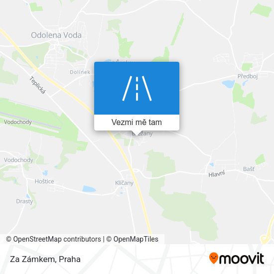 Za Zámkem mapa