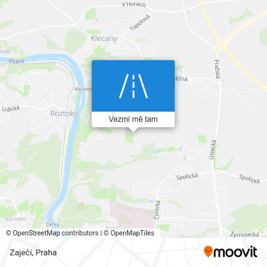 Zaječí mapa
