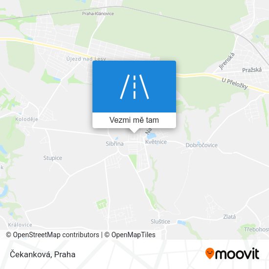 Čekanková mapa