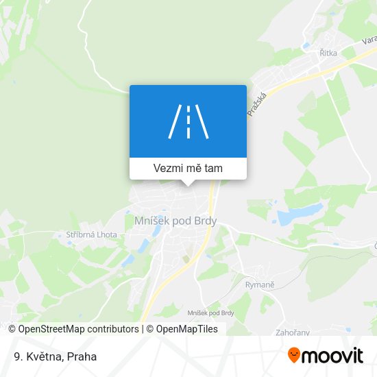 9. Května mapa