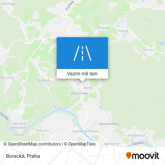Borecká mapa