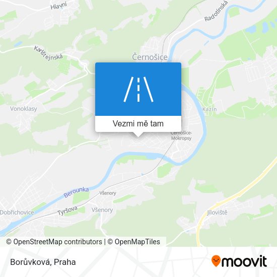 Borůvková mapa