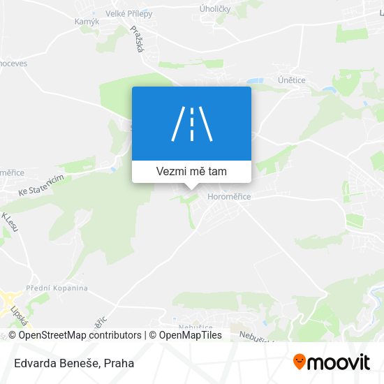 Edvarda Beneše mapa