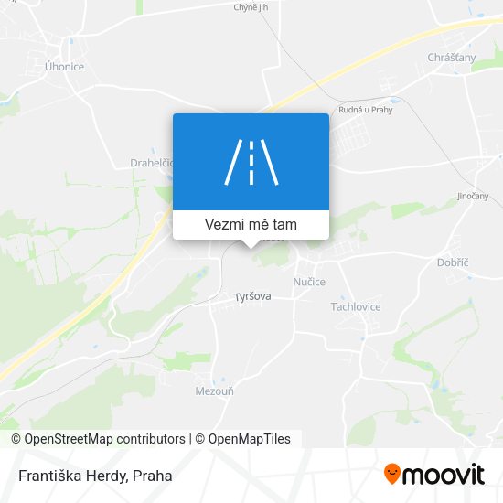 Františka Herdy mapa