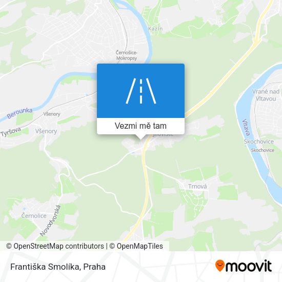 Františka Smolíka mapa