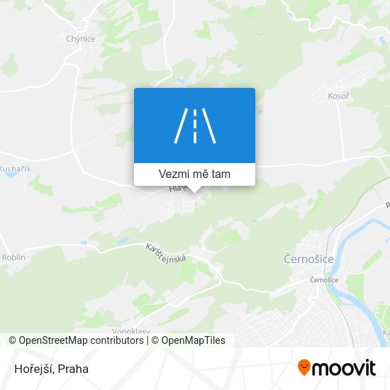 Hořejší mapa