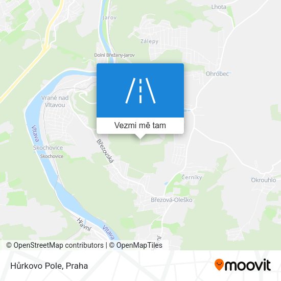 Hůrkovo Pole mapa