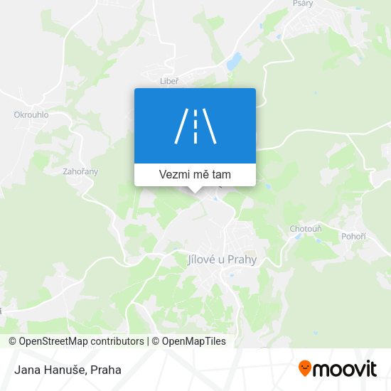 Jana Hanuše mapa