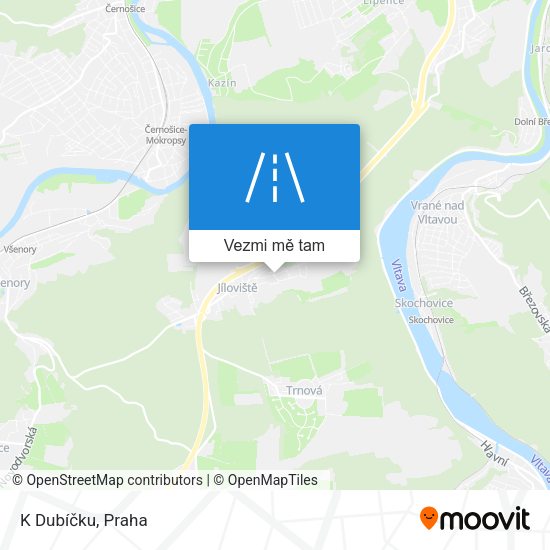 K Dubíčku mapa