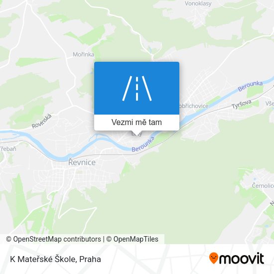 K Mateřské Škole mapa