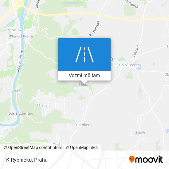 K Rybníčku mapa