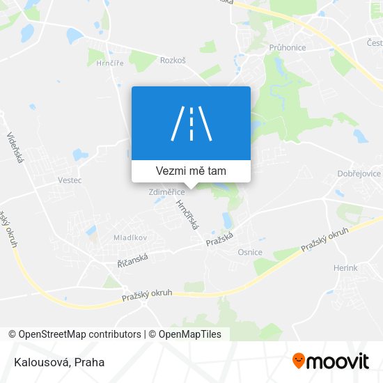 Kalousová mapa