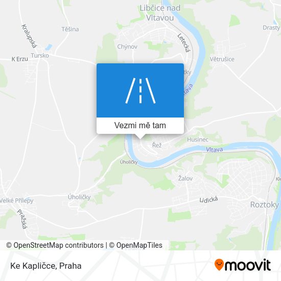 Ke Kapličce mapa