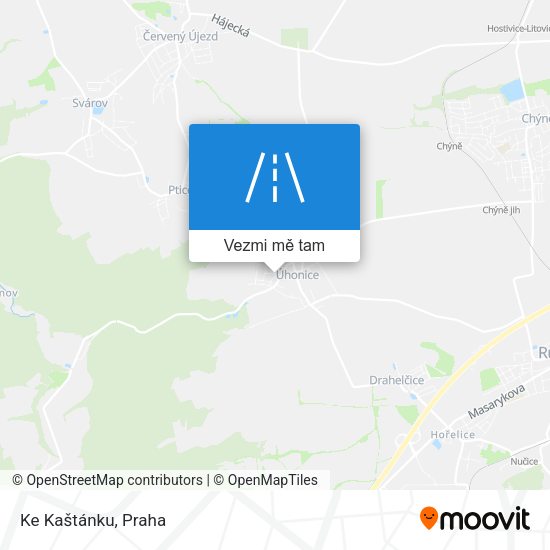 Ke Kaštánku mapa