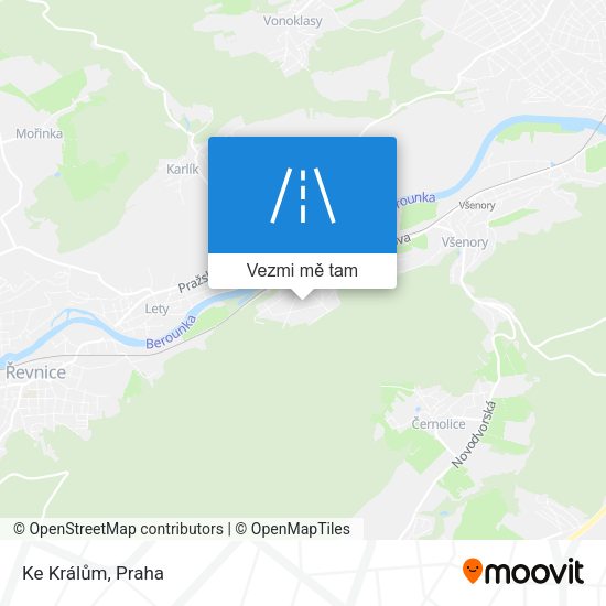Ke Králům mapa