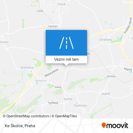 Ke Školce mapa