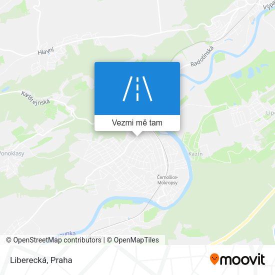 Liberecká mapa