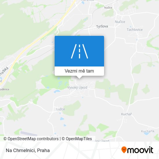 Na Chmelnici mapa