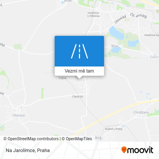 Na Jarolímce mapa
