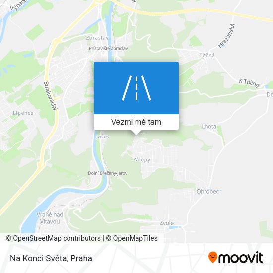 Na Konci Světa mapa