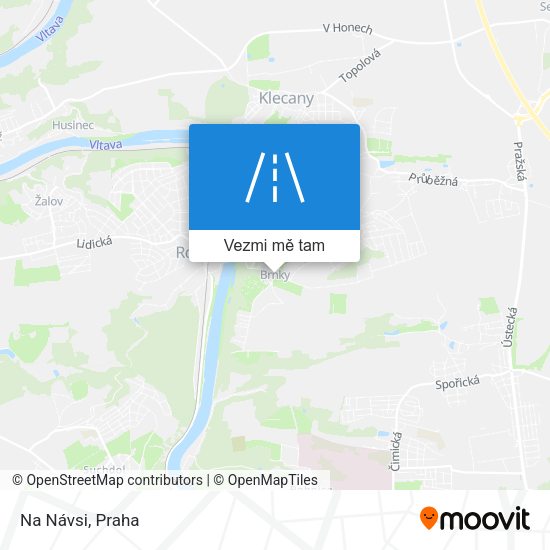 Na Návsi mapa