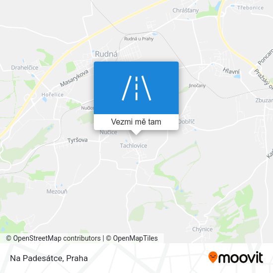 Na Padesátce mapa