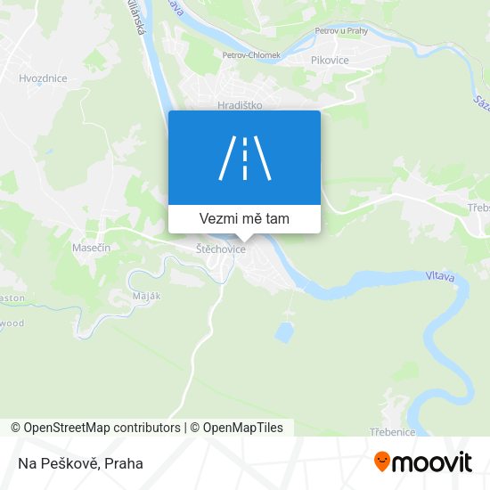 Na Peškově mapa