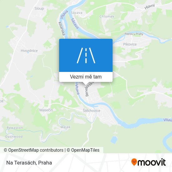 Na Terasách mapa
