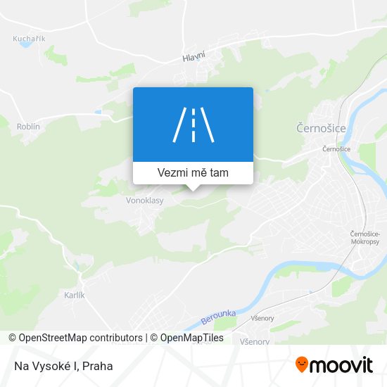Na Vysoké I mapa
