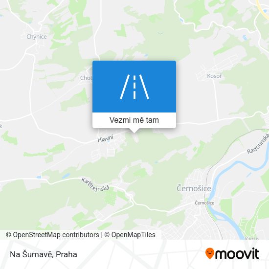Na Šumavě mapa