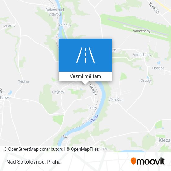 Nad Sokolovnou mapa