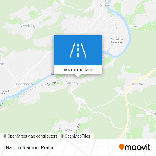 Nad Truhlárnou mapa