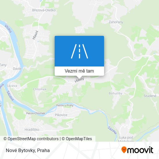 Nové Bytovky mapa