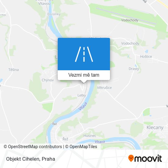 Objekt Cihelen mapa