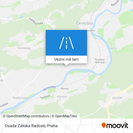 Osada Zátoka Radosti mapa