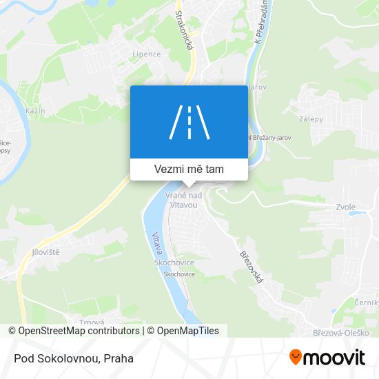 Pod Sokolovnou mapa