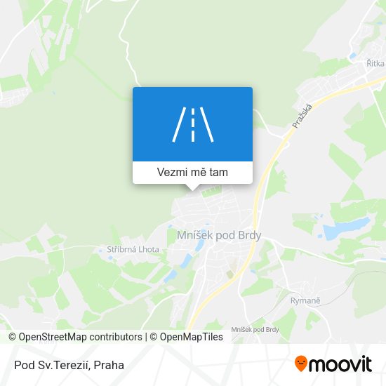 Pod Sv.Terezií mapa