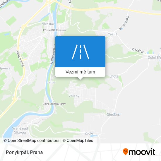 Ponykrpál mapa