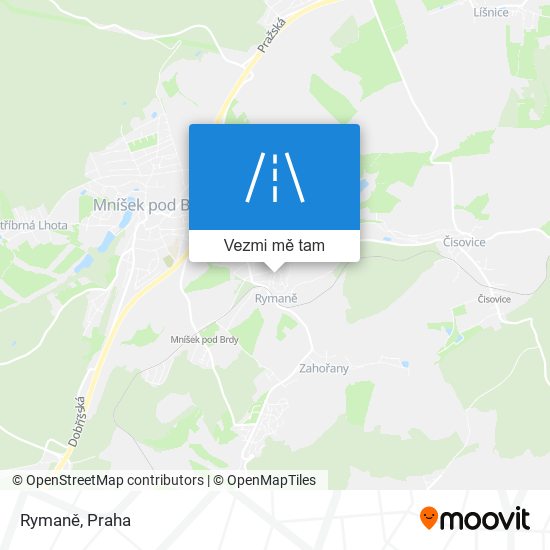 Rymaně mapa