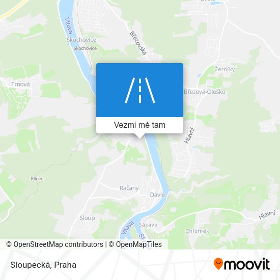 Sloupecká mapa