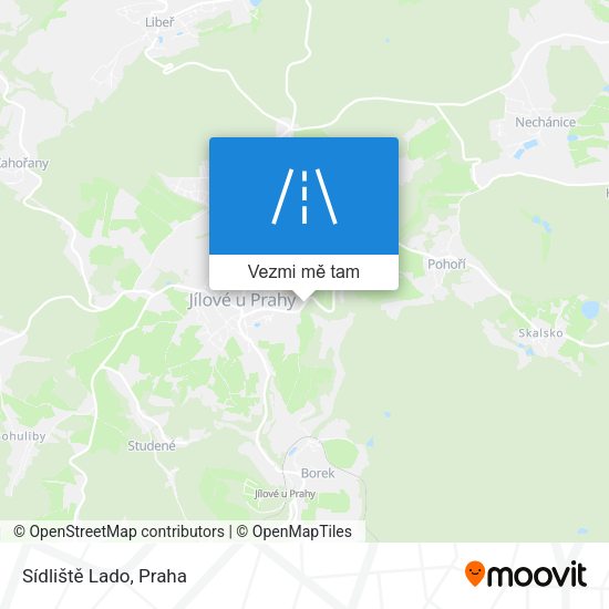 Sídliště Lado mapa