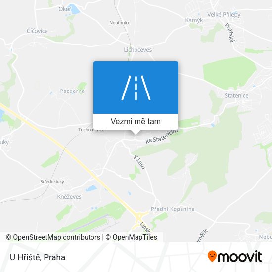 U Hřiště mapa