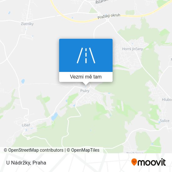 U Nádržky mapa