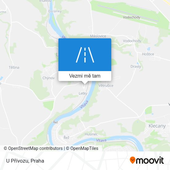 U Přívozu mapa