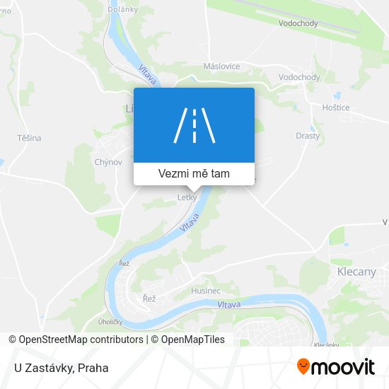 U Zastávky mapa