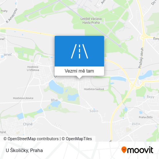 U Školičky mapa